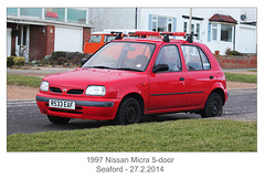 Nissan Micra R reg-  Seaford - 27.2.2014