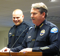 Officer Greg Blum and Chief Pat Williams (1851)