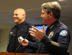 Officer Greg Blum and Chief Pat Williams (1853)