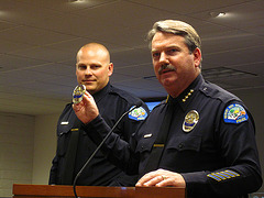 Officer Greg Blum and Chief Pat Williams (1856)