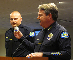 Officer Greg Blum and Chief Pat Williams (1863)