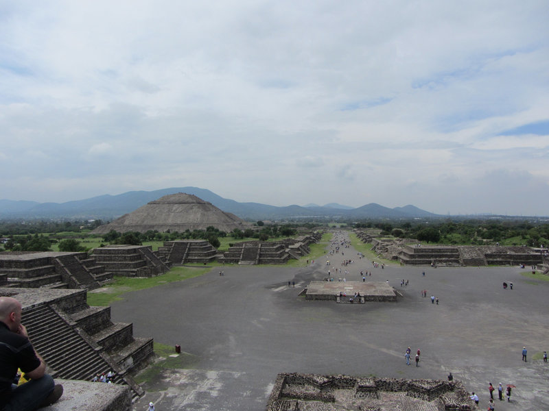 die Stadt Teotihuacán