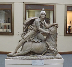 Marble Statue Group of Mithras Slaying the Bull in the British Museum, April 2013
