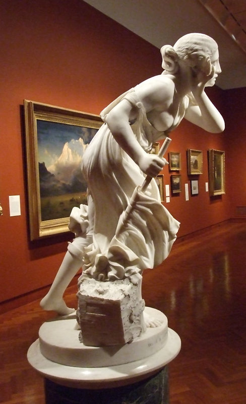 Nydia, the Blind Flower Girl of Pompeii by Randolph Rogers in the Princeton University Art Museum, July 2011