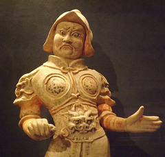 Detail of a Tomb Figure of a Warrior in the Princeton University Art Museum, September 2012
