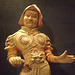 Detail of a Tomb Figure of a Warrior in the Princeton University Art Museum, September 2012