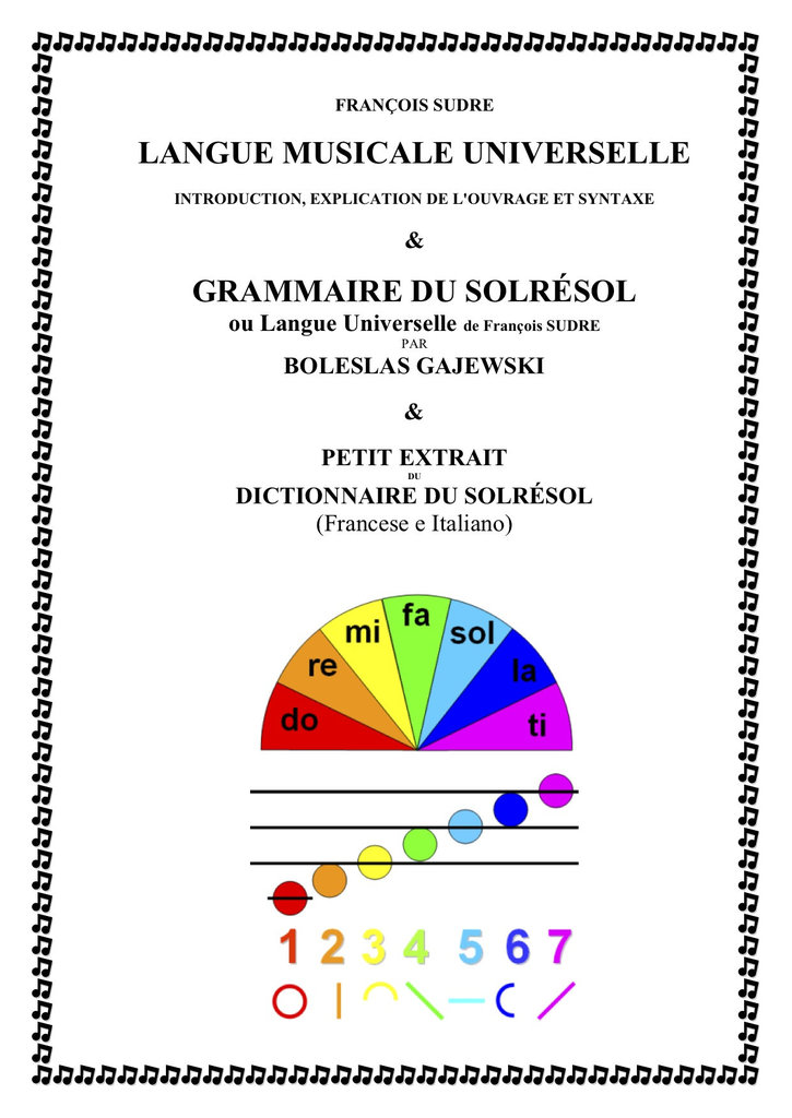 Lernolibro kaj gramatiko de Solrésol