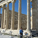 The columns of the Erechtheion and the goddess, Tourisma, patron of the Acropolis.