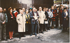 Inauguro de e-strato, Vigo,13.12.1987