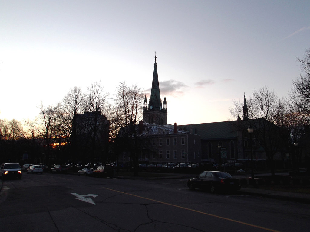 Churchtowerset / Coucher de clocher - 30 novembre 2011