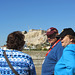 With cruise friends Julie and Garry at the Temple of Olympian Zeus.