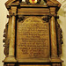 st.michael cornhill, london,memorial to sir william cowper, 1664 and wife 1676.