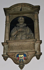 st.michael cornhill, london,memorial to john vernon, +1615, remade after the great fire