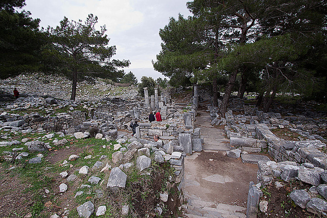 20120315 7778RWw [TR] Priene, Byzantinische (Bischofs) Kirche