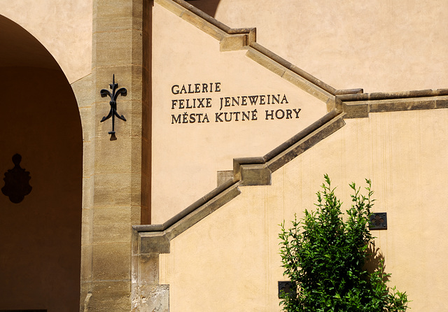 At the 'Italian Court' in Kutná Hora