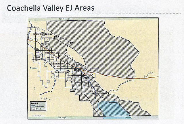 Environmental Justice Areas in Coachella Valley