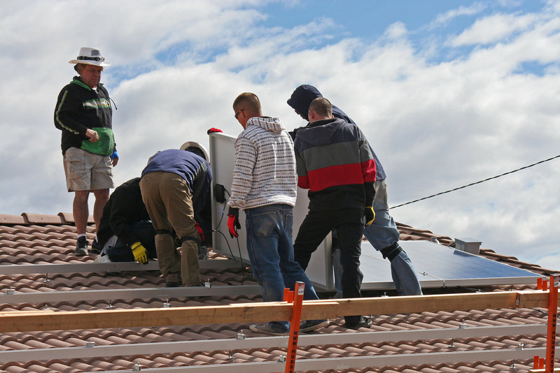 Solar Installation at the Residence of Cliff Lavy (2824)