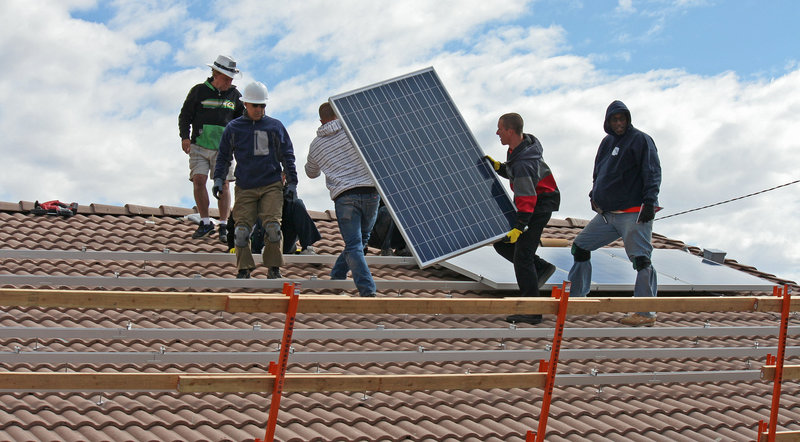 Solar Installation at the Residence of Cliff Lavy (2827)