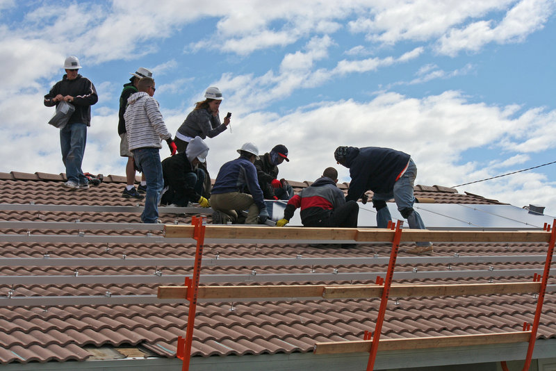 Solar Installation at the Residence of Cliff Lavy (2839)