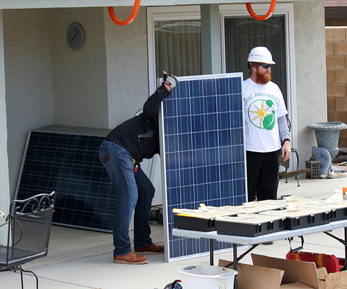 Solar Installation at the Residence of Cliff Lavy (2843)