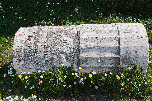 20120315 7725RAw [TR] Milet, Inschrift