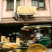 old building, old transportation, present times