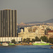 The Parthenon viewed from the port of Pireas.  These photos of Athens are best viewed via the "Albums" since they are in reverse order in "Photos".