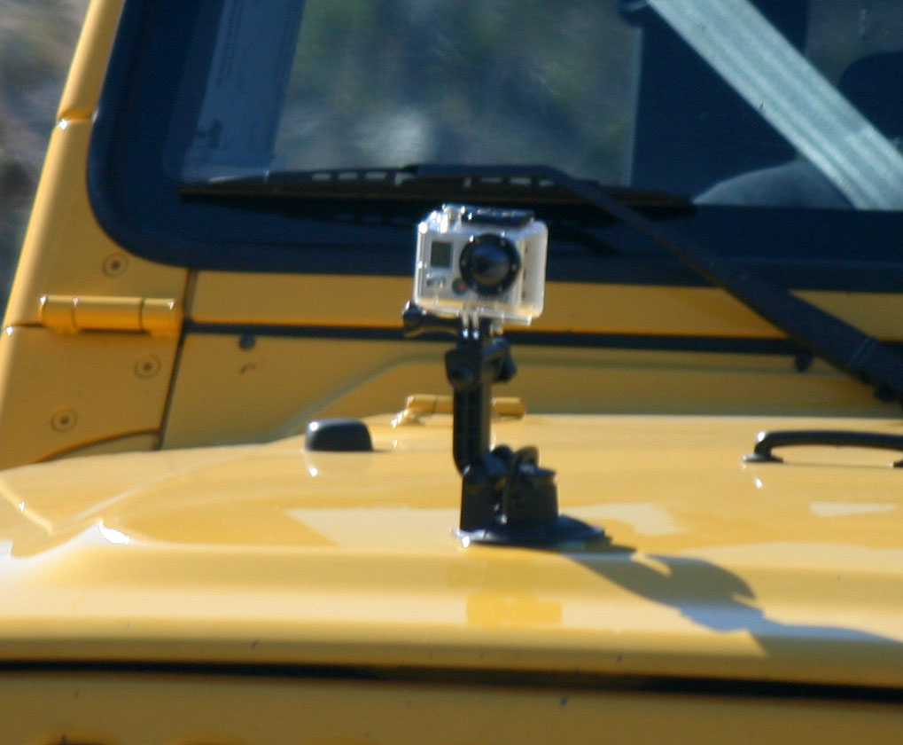 GoPro Hero Camera On A Jeep (3295)