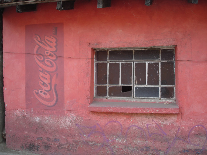 Dry Coca-cola / Coca asséché - Recadrage.