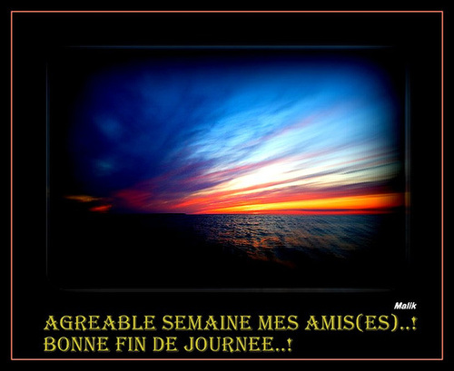 Bonne semaine..!