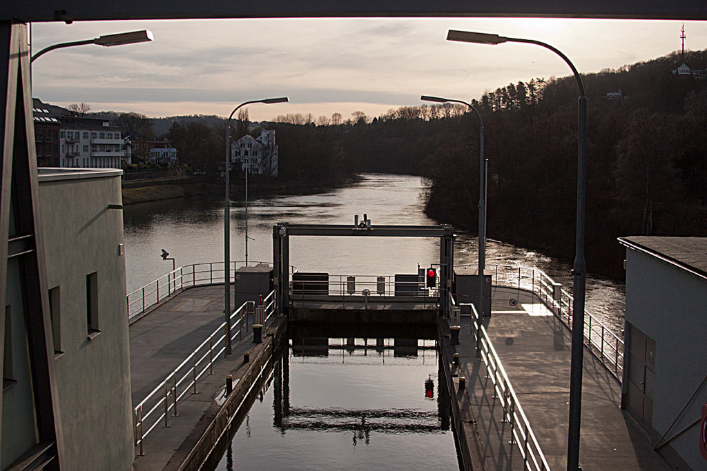 20140118 3290RAw [D-E] Baldeneysee, Schleuse, Essen