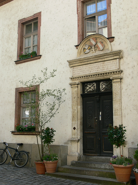 Regensburg - am Hotel Bischofshof