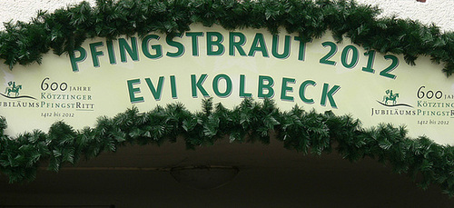 Pfingstbraut Evi Kolbeck