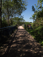 Weg zur Brücke