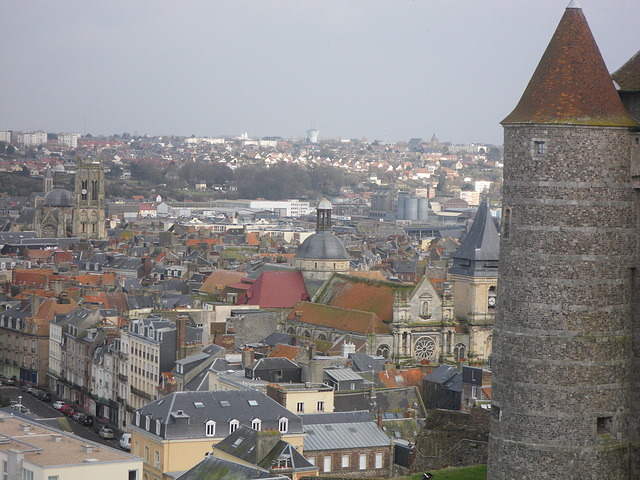 Vue sur Dieppe.