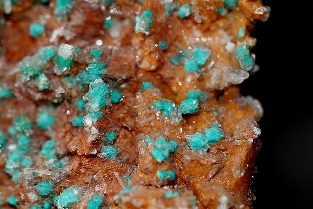 Malachite sur Ankérite