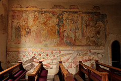 Fresko in der kleinen Kirche von Kastelaz