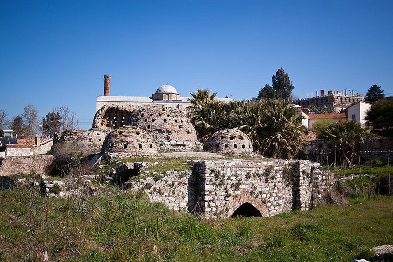 20120319 8025RWw [TR] Selcuk, Römisches Bad, Isa Bey Moschee, Hl. Johannes Kirche