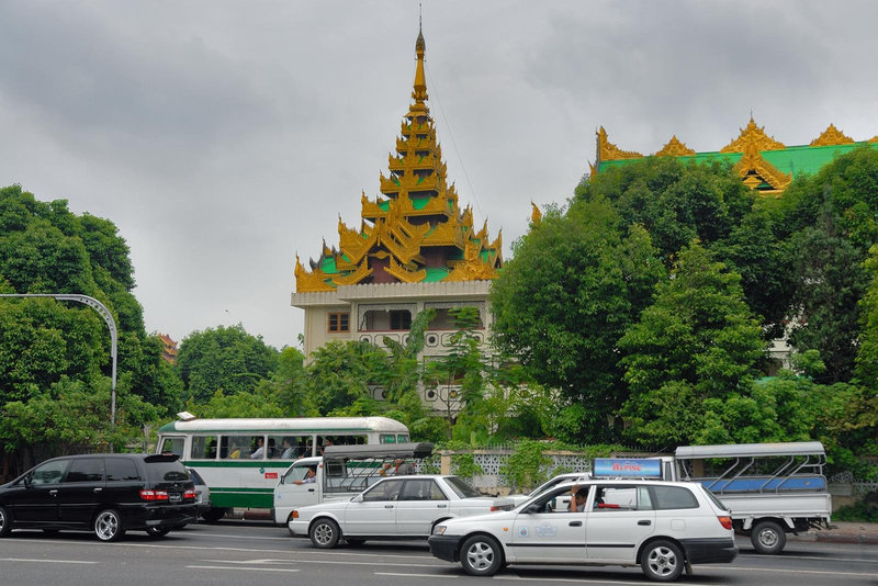 U Htaung Bo Road in Yangon