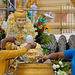 Sacrifice ceremony to Buddha image