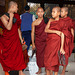 Burmese novice monks