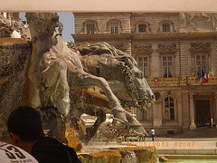chevaux fumants (Place des terreaux).