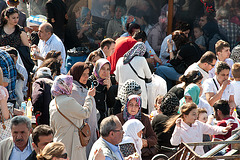 People eating Fish