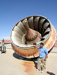 Glen Canyon Dam - An Original Cast Iron Turbine (4408)