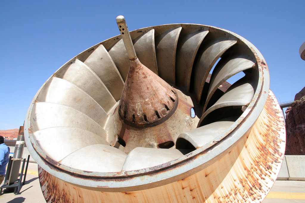 Glen Canyon Dam - An Original Cast Iron Turbine (4409)
