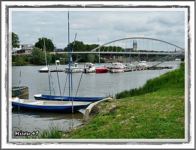 le pont confluence sur la MAINE