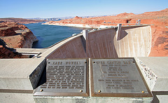 Glen Canyon Dam & Lake Powell Plaques (4446)
