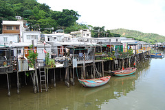 Tai O le village de pêcheurs près de Hong Kong
