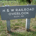 N & W railroad overlook.  16-07-2010