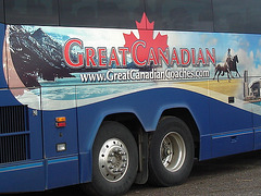 Great Canadian bus / Bus feuille d'érable - 16 août 2009.